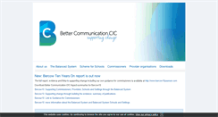 Desktop Screenshot of bettercommunication.org.uk
