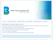 Tablet Screenshot of bettercommunication.org.uk